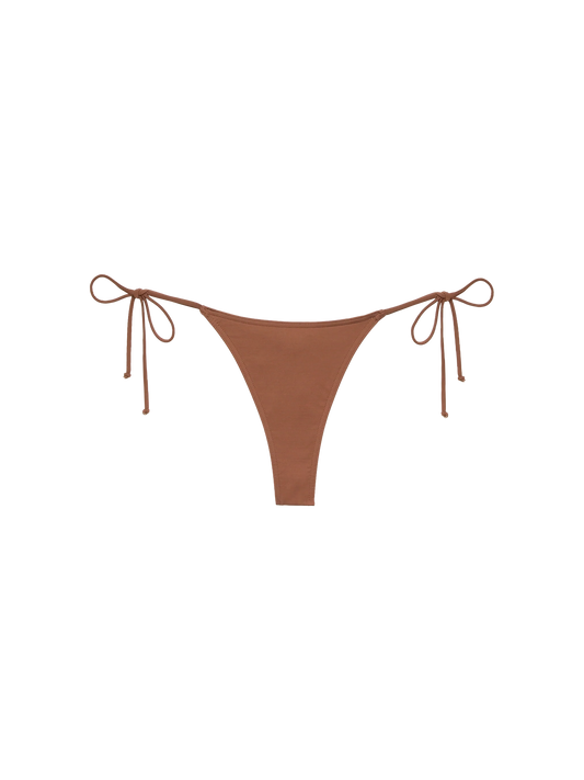 Norah brown cheeky swim briefs