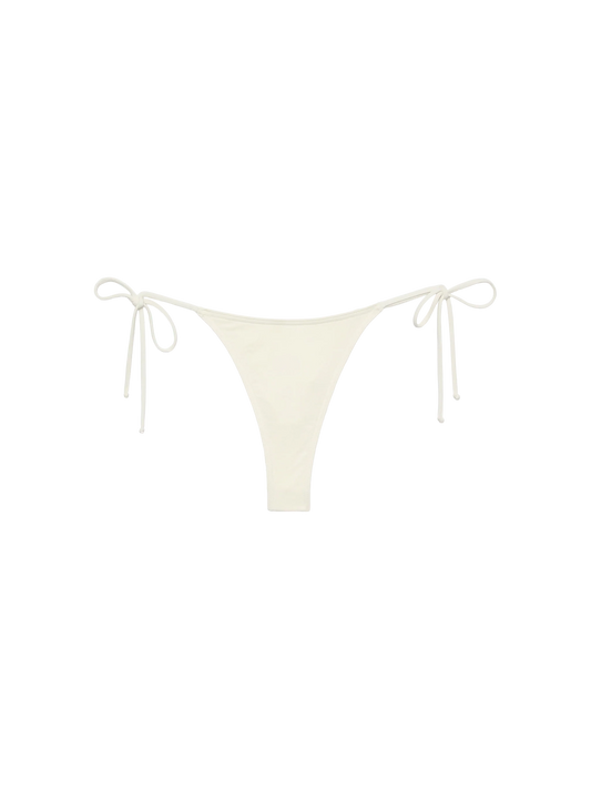 Norah cream cheeky swim briefs
