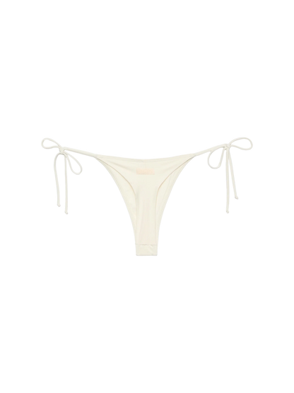 Norah cream cheeky swim briefs