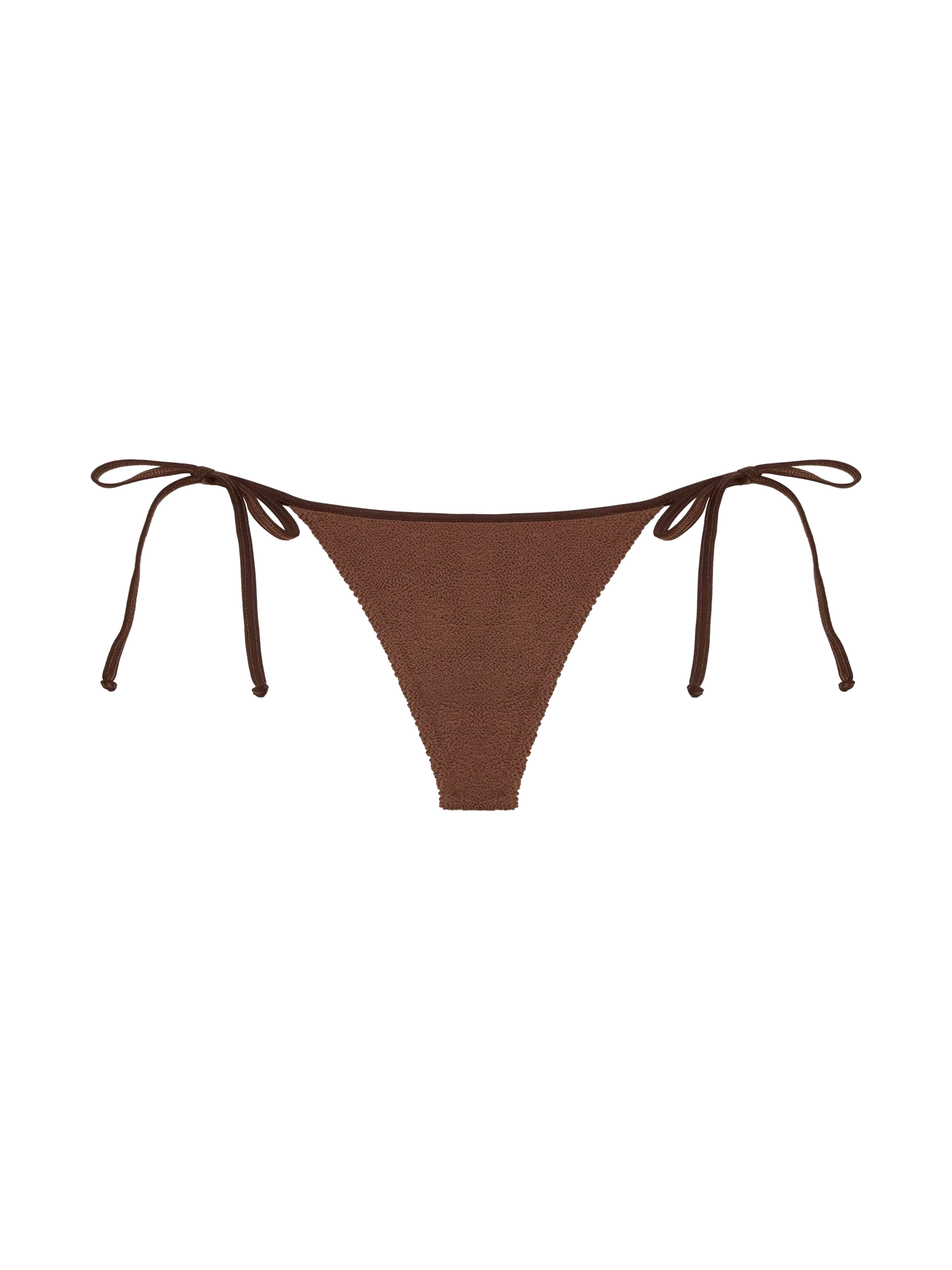 Norah brown crinkle cheekiest swim briefs