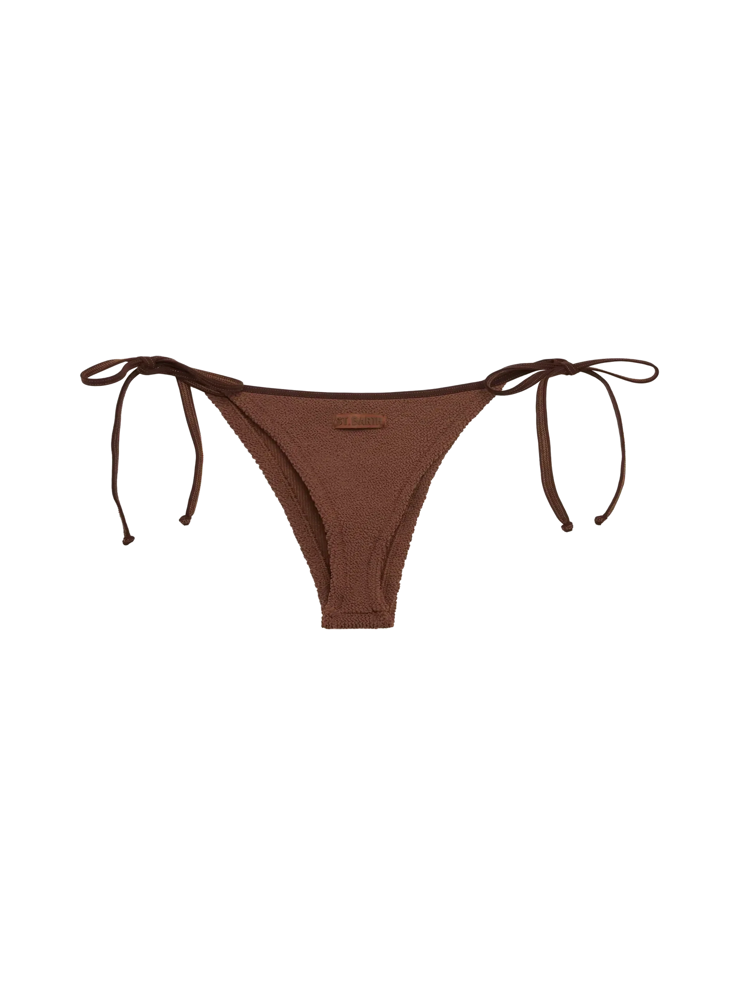 Norah brown crinkle cheekiest swim briefs