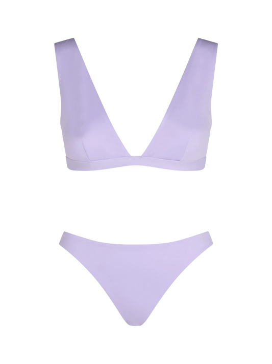 Woman lilac heatsealed scooped bikini Ofelia Reanna