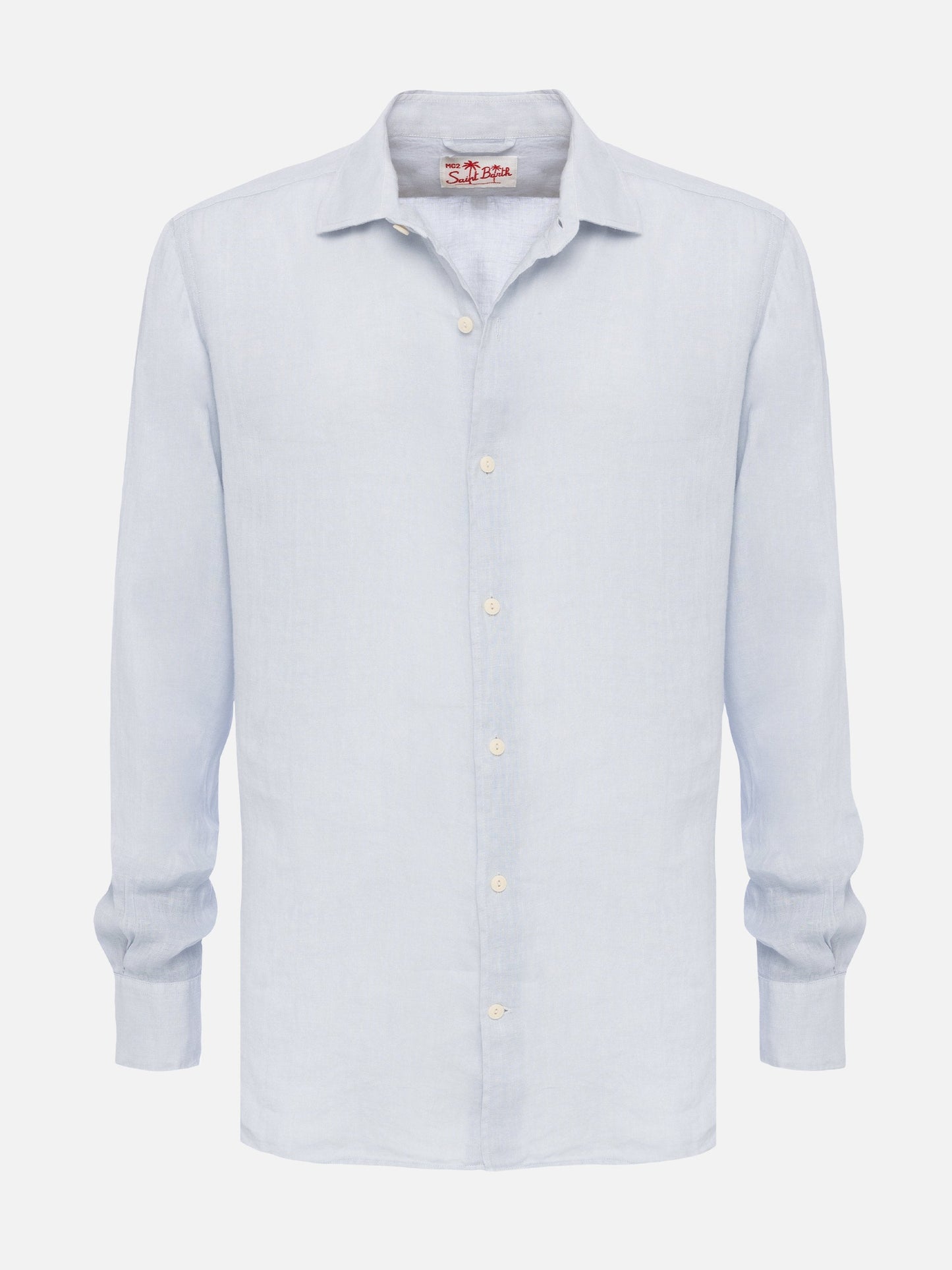 Stone grey linen shirt Pamplona
