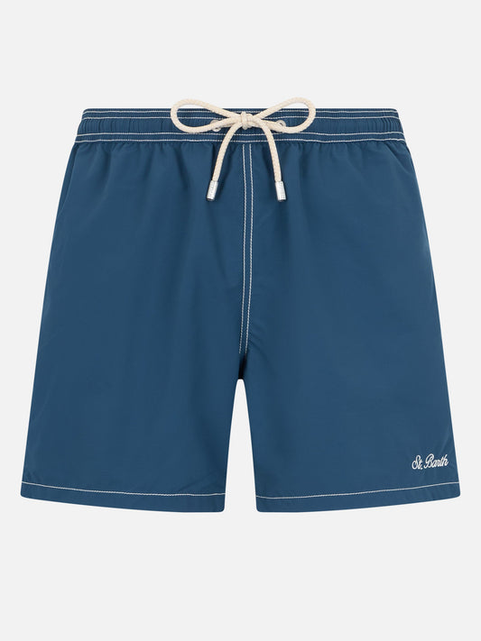 Navy blue classic light swim shorts Patmos