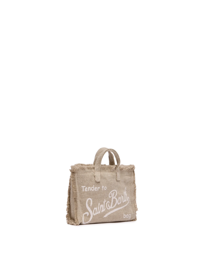 Beige linen Phone Bag - MC2 Saint Barth