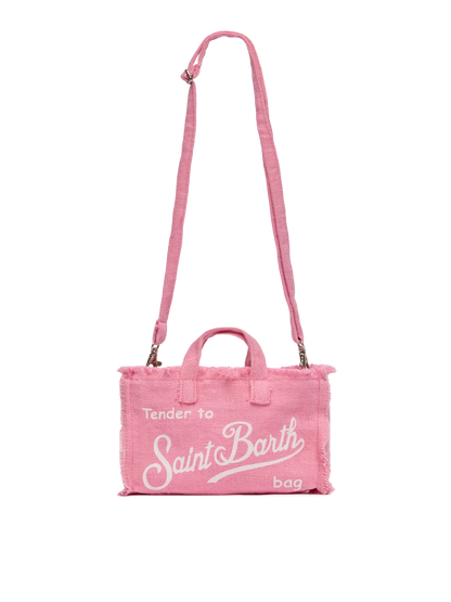 Pink linen Phone Bag - MC2 Saint Barth
