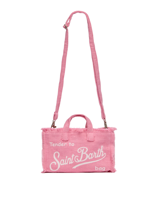 Pink linen Phone Bag - MC2 Saint Barth
