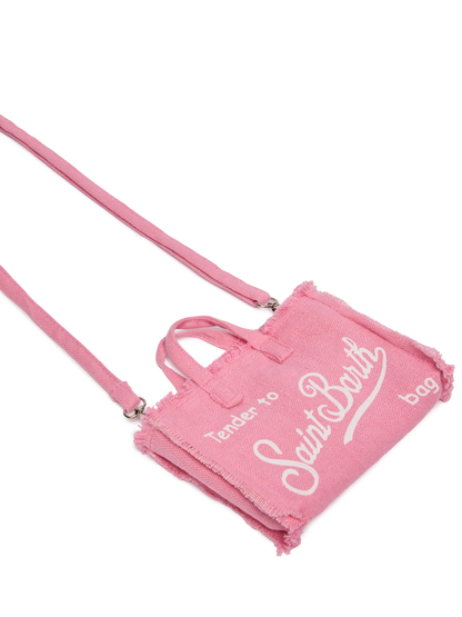 Pink linen Phone Bag - MC2 Saint Barth