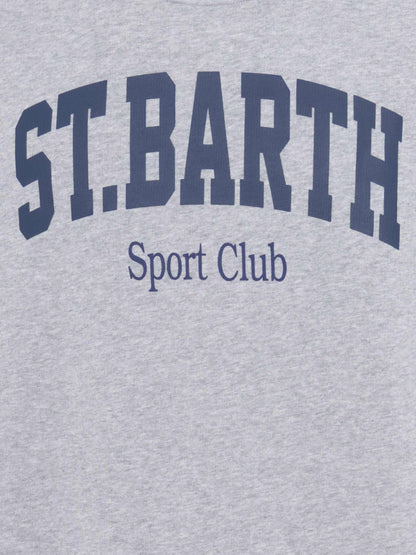 Ponza crewneck cotton sweatshirt with St. Barth Sport Club print