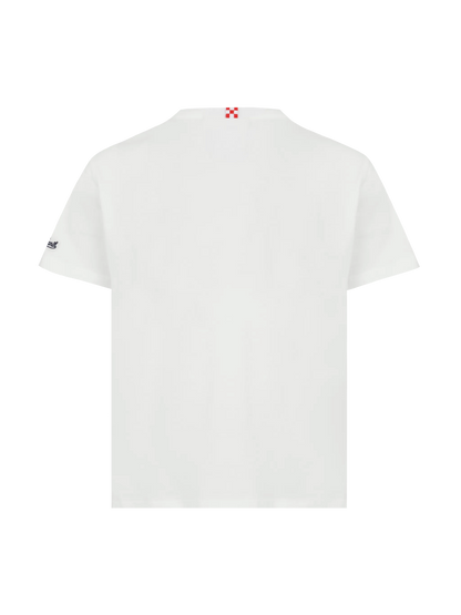 Portofino Jr cotton jersey t-shirt with St. Barth Bad Boy embroidery