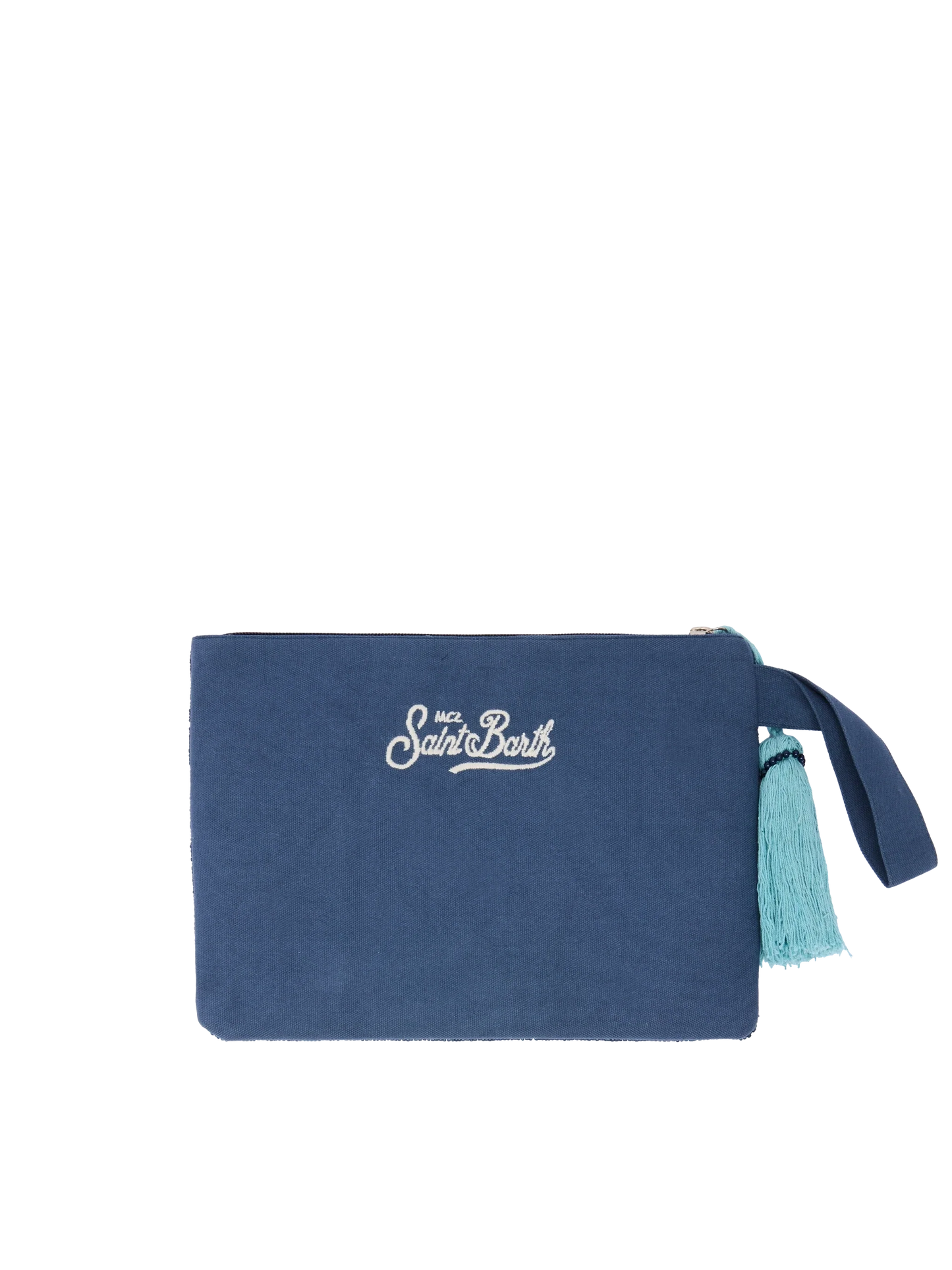 Pearl Pouch with Mykonos beaded postcard