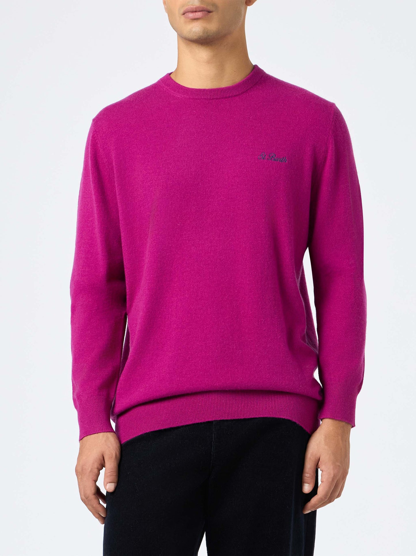 Man peony cashmere blend crewneck sweater Regent