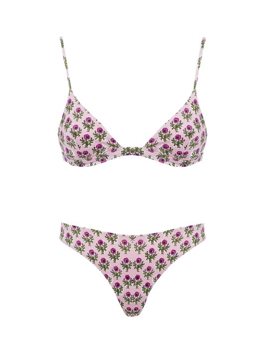 Woman flower triangle bikini Rylie Lido