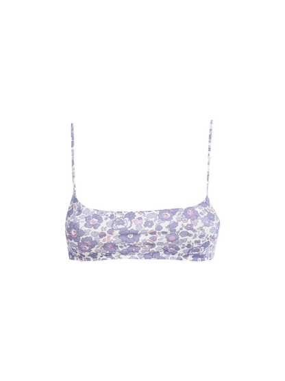 Woman Betsy bralette beach top Sadie| MADE WITH LIBERTY FABRIC