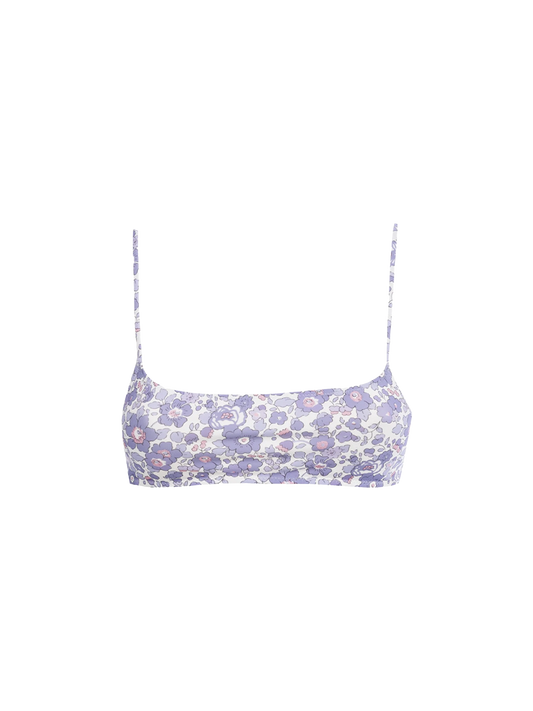 Woman Betsy bralette beach top Sadie| MADE WITH LIBERTY FABRIC