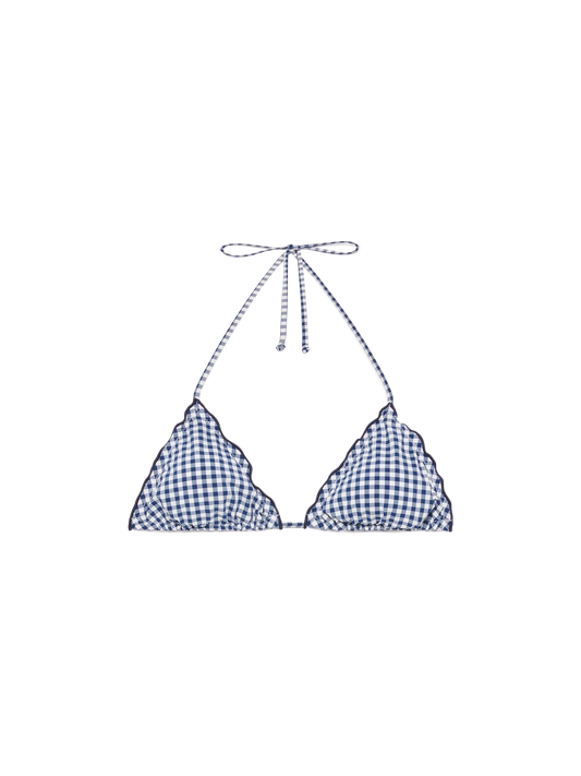 Sagittarius classic triangle top with gingham print
