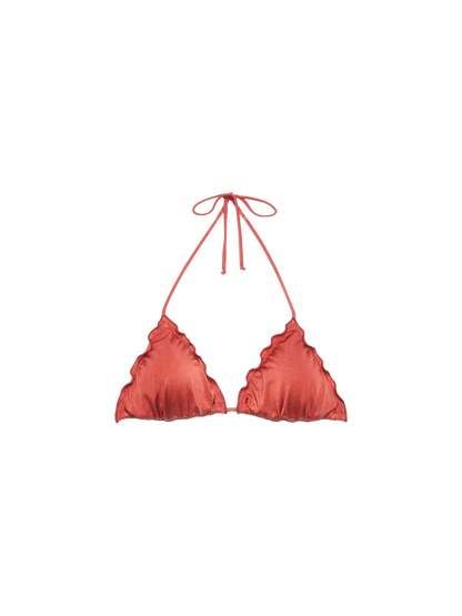 Sagittarius shimmer brick red classic triangle top