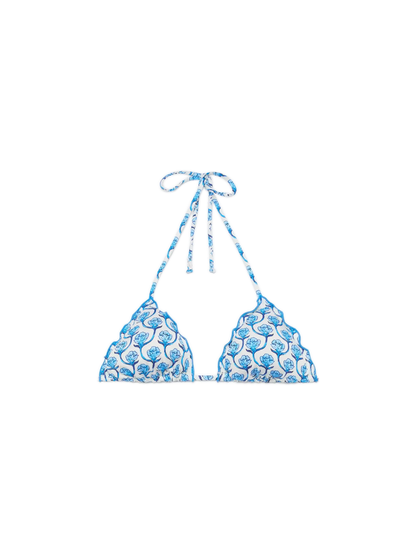Sagittarius classic triangle top with floral print