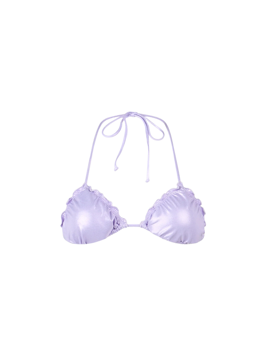 Woman lamina lilac triangle beach top Sagittarius