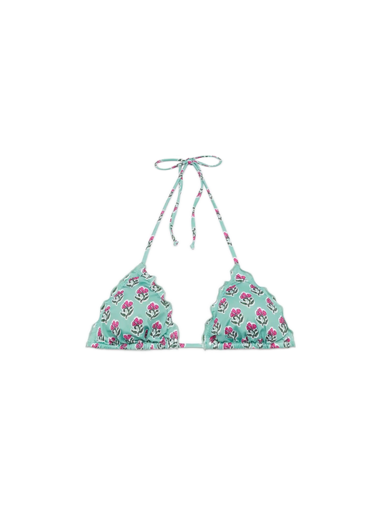 Sagittarius classic triangle top with floral print
