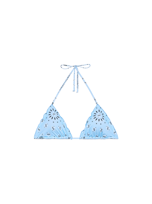 Sagittarius classic triangle top with bandanna print