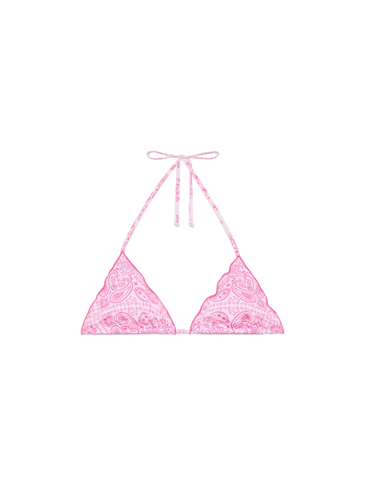 Sagittarius classic triangle top with bandanna print