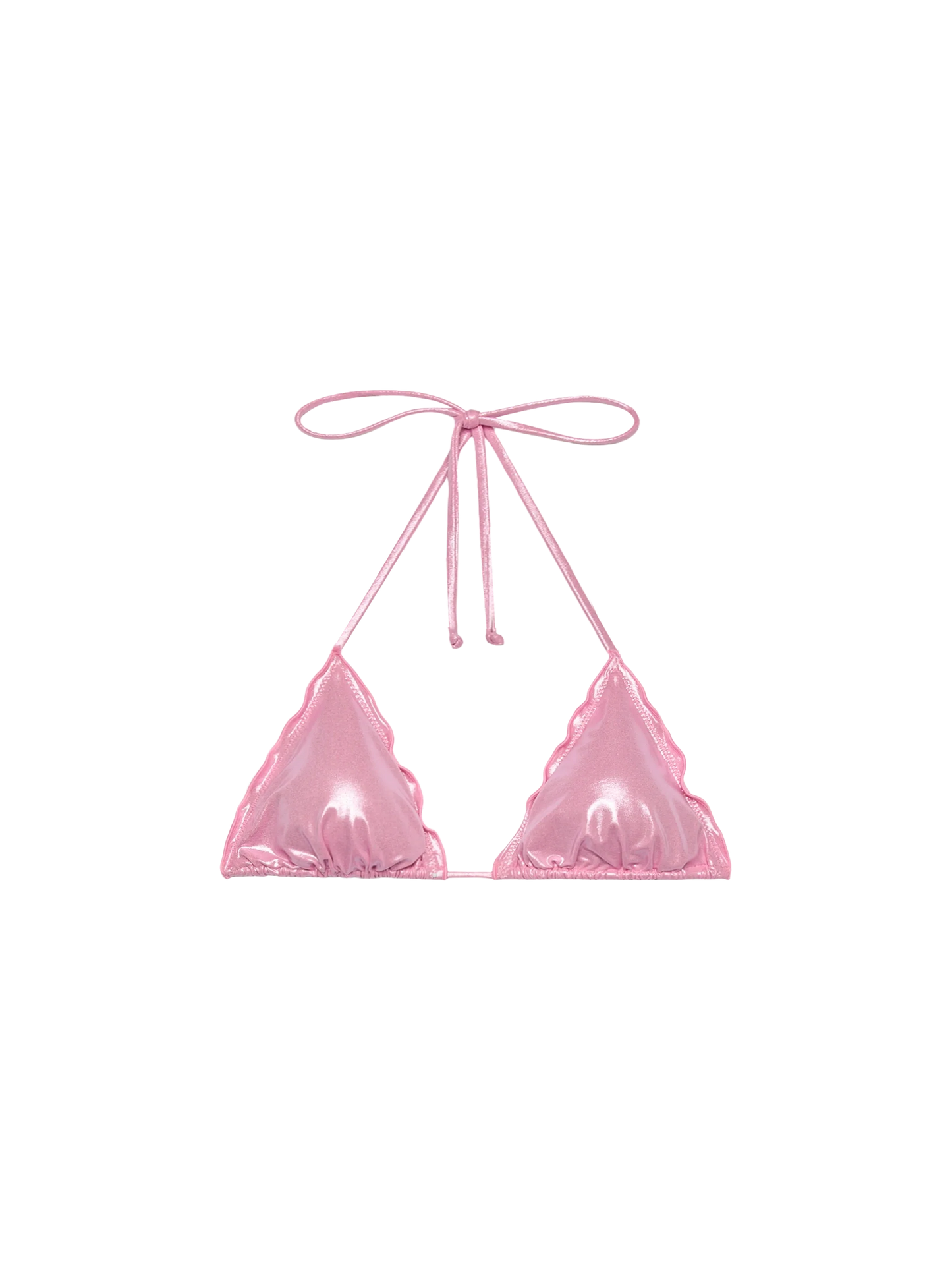 Sagittarius pink foil classic triangle top