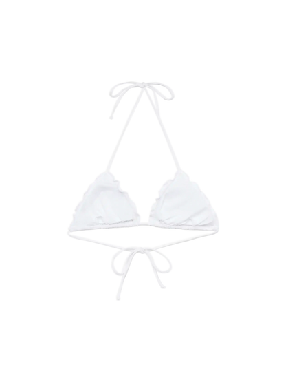 Sagittarius classic white Sangallo lace triangle top