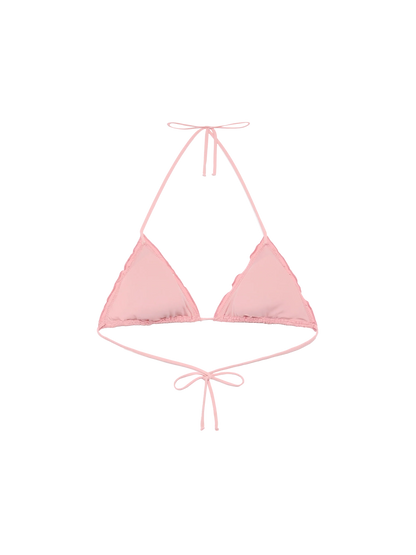 Sagittarius classic pink Sangallo lace triangle top