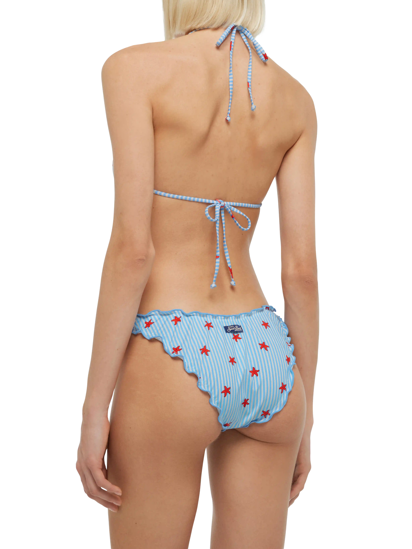 Sarius triangle classic bikini with starfish print