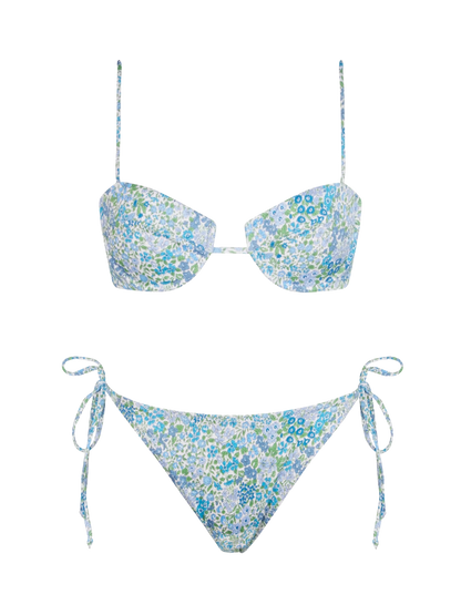 Woman Joanna Luise underwired bralette bikini Salina Virgo | MADE WITH LIBERTY FABRIC