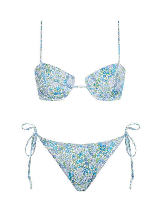 Woman Joanna Luise underwired bralette bikini Salina Virgo | MADE WITH LIBERTY FABRIC