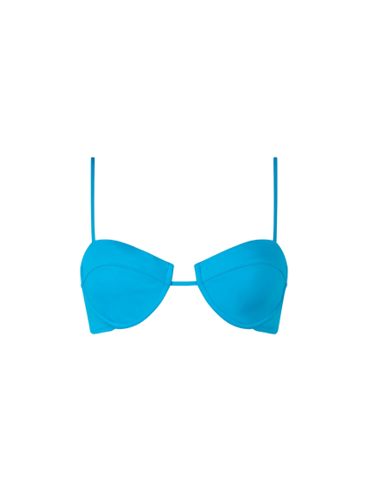 Turquoise underwired bralette top Salina