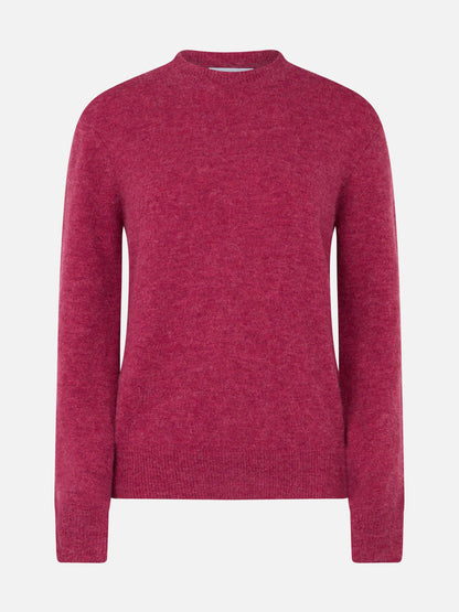 Woman peony stretch yarn sweater Sorbonne
