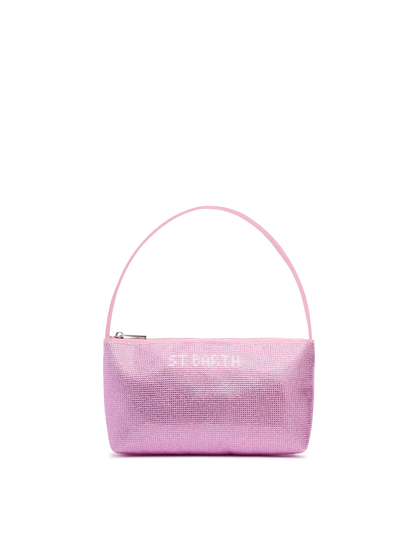 Mini bag Strassy with pink rhinestones