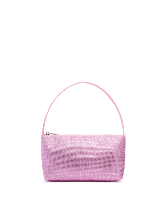 Mini bag Strassy with pink rhinestones
