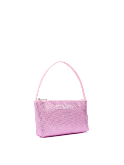 Mini bag Strassy with pink rhinestones