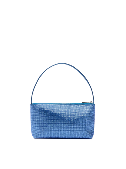 Mini bag Strassy with avio blue rhinestones