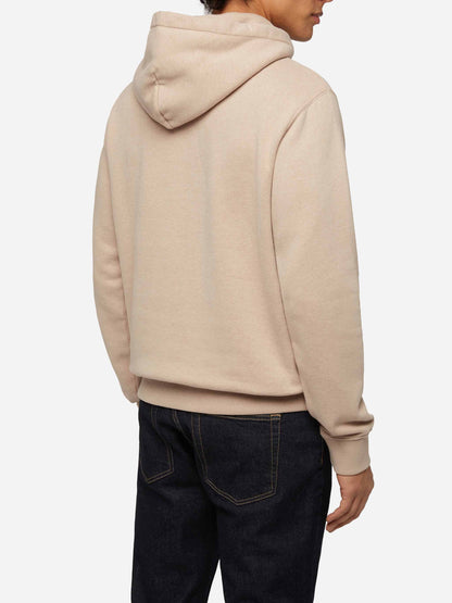 Mélange beige sweatshirt Tribeca with St. Barth embroidery