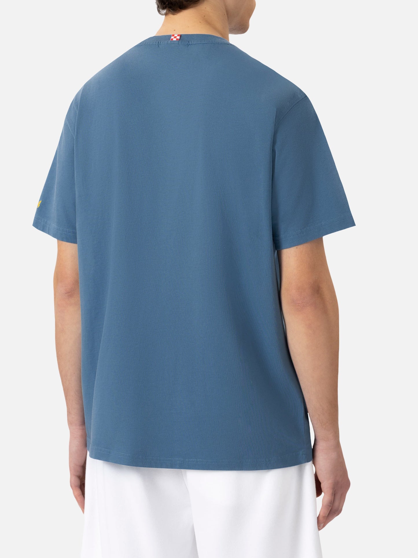 Organic cotton T-shirt with St. Barth Snoopy chef embroidery | SNOOPY PEANUTS® SPECIAL EDITION