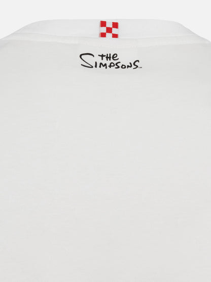 Organic cotton T-shirt with Homer surfer embroidery | THE SIMPSON SPECIAL EDITION