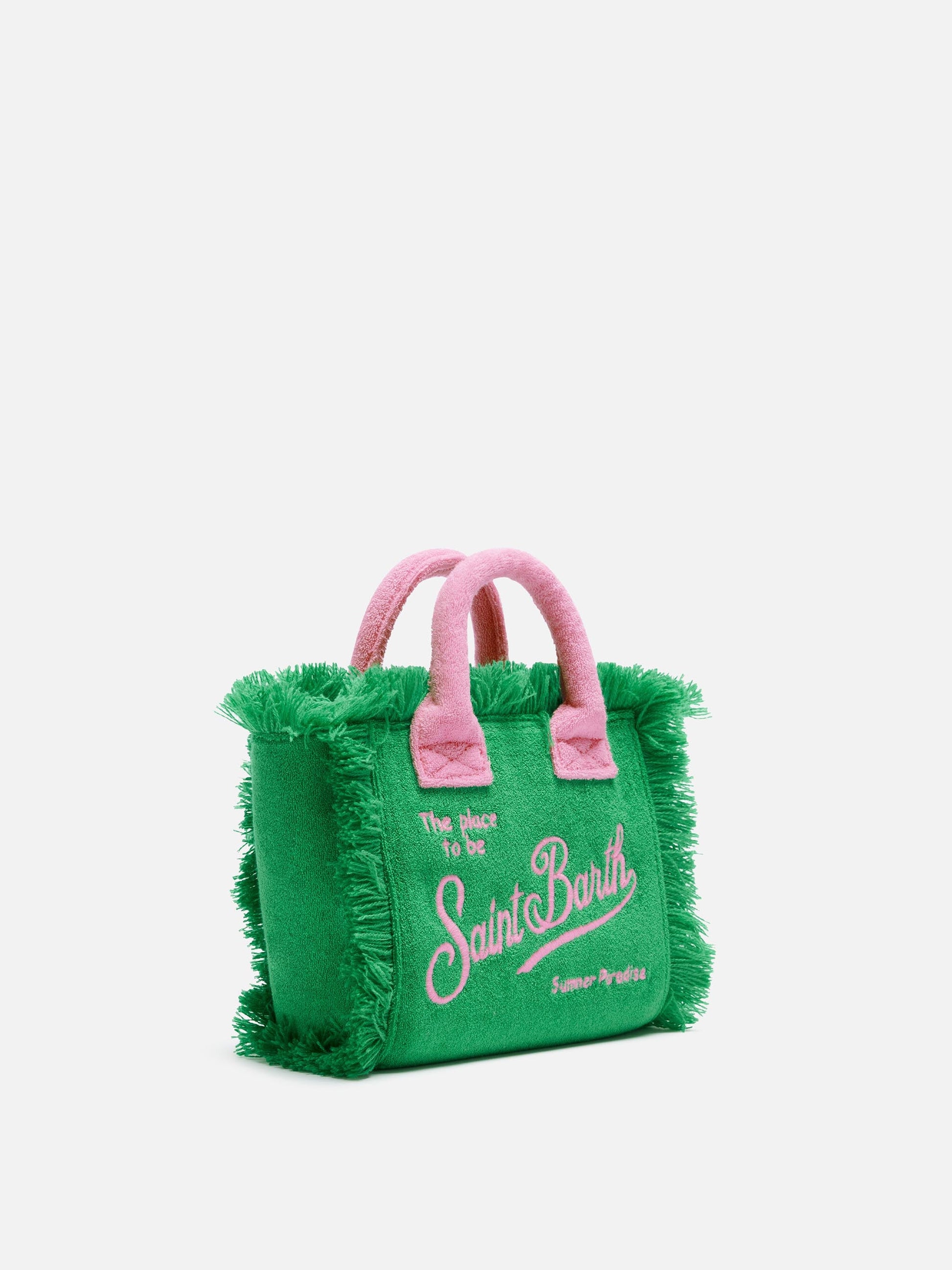 Green Mini Vanity Sponge Bag - MC2 Saint Barth