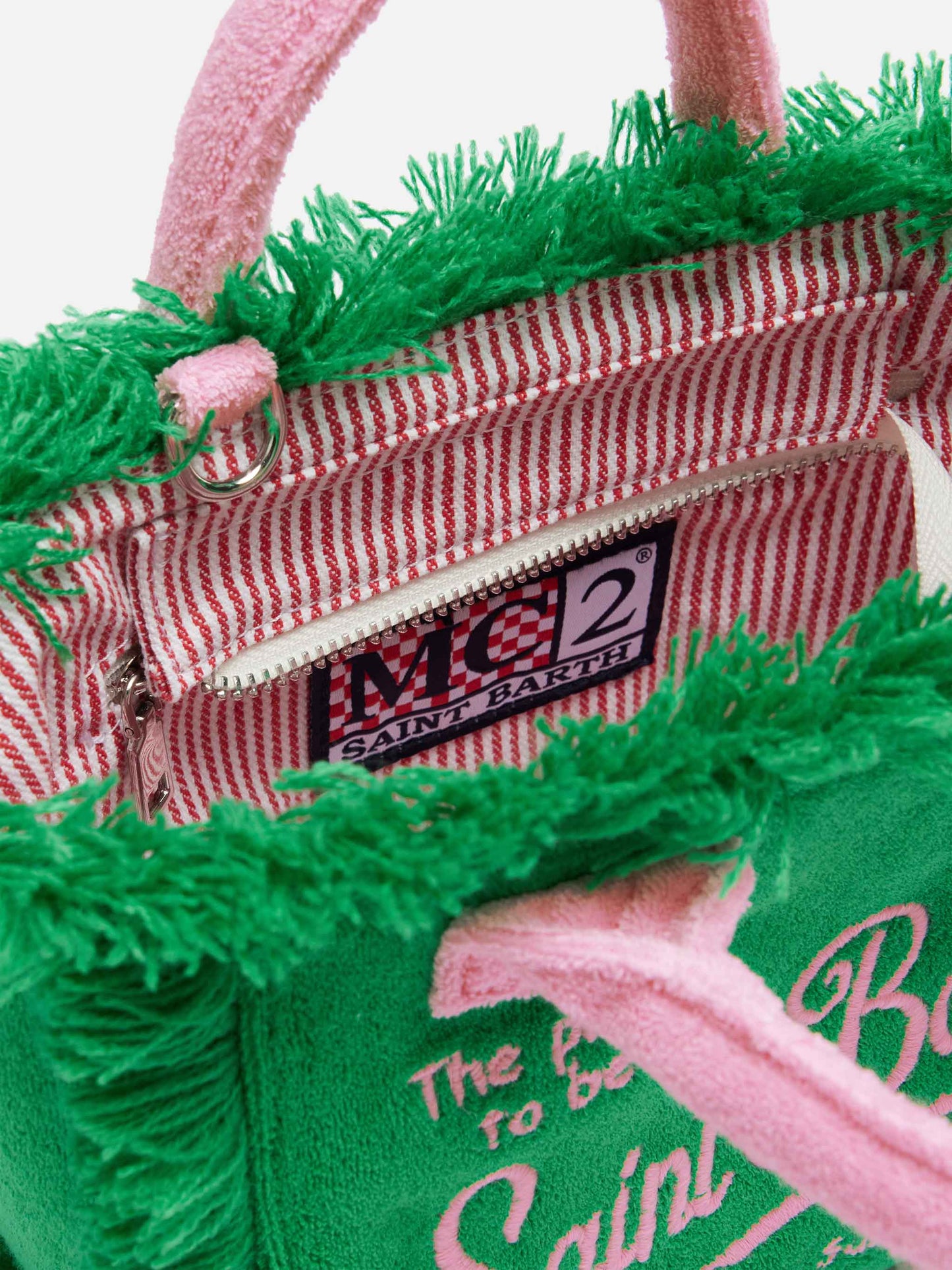 Green Mini Vanity Sponge Bag - MC2 Saint Barth