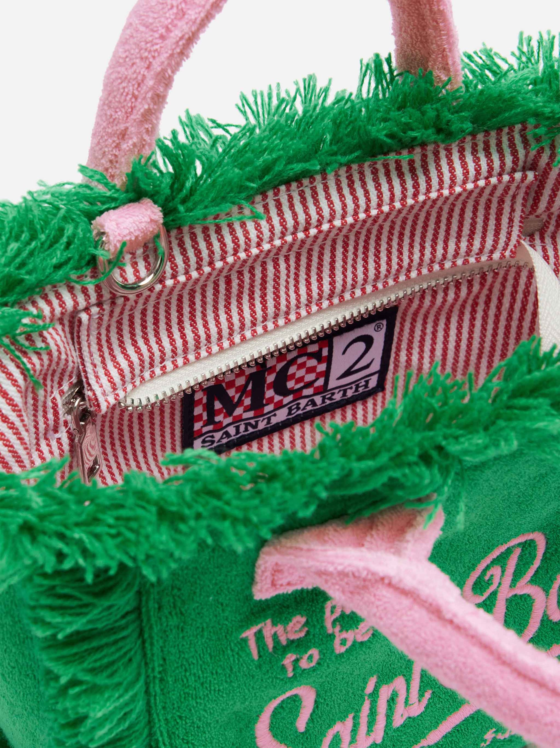 Green Mini Vanity Sponge Bag - MC2 Saint Barth