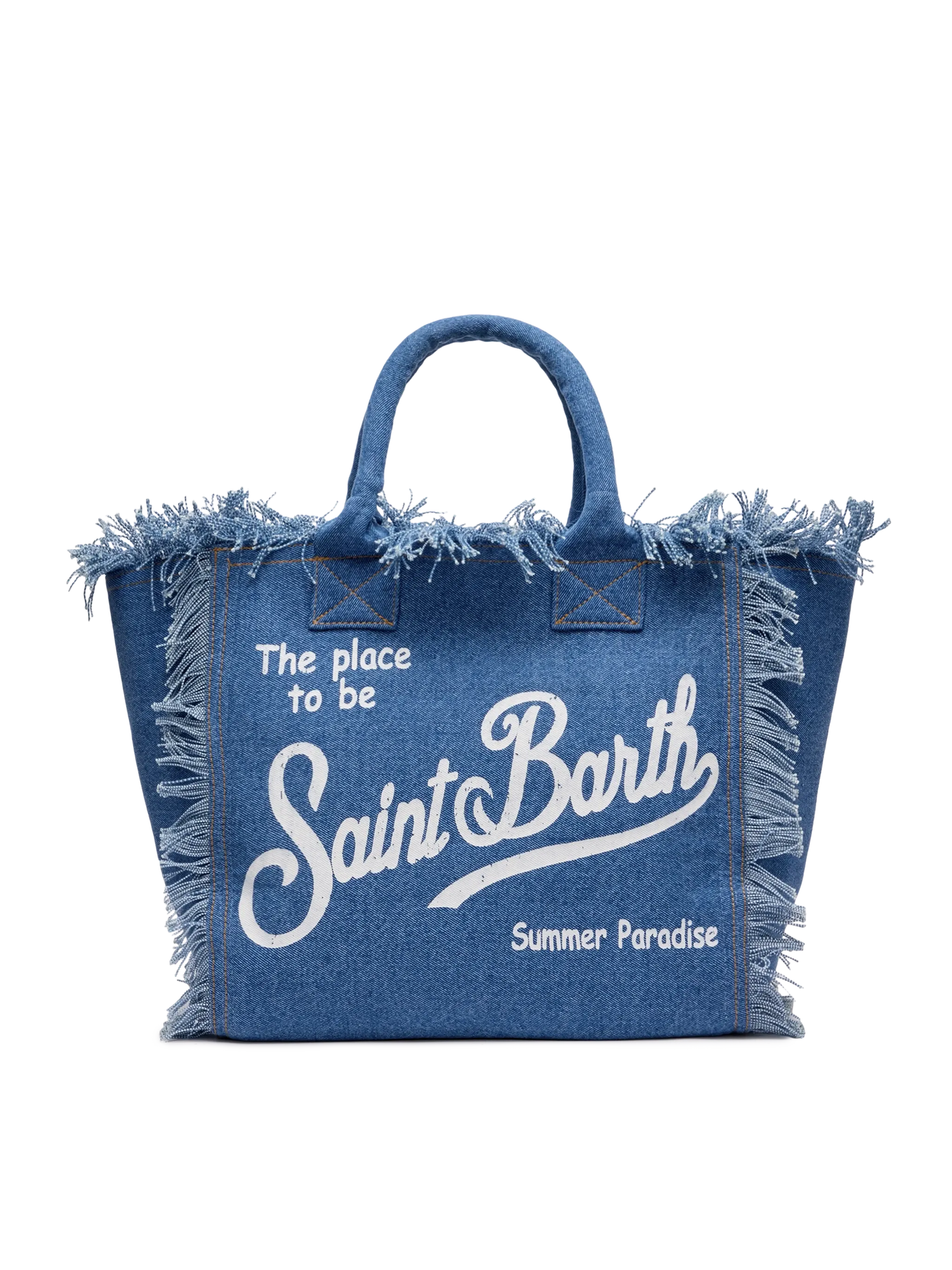 Denim fabric Vanity tote bag - MC2 Saint Barth