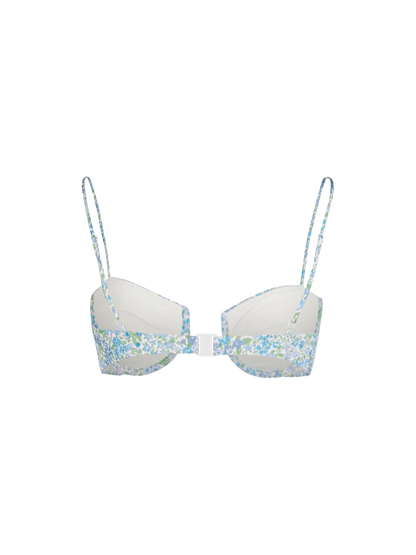 Woman underwired bralette top Salina with Joanna Luise print | MADE WITH LIBERTY FABRIC