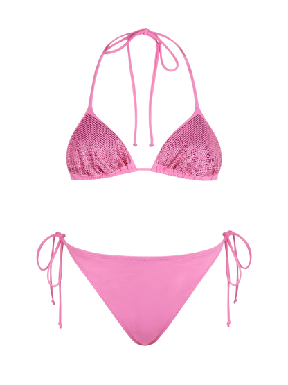 Woman triangle bikini Annabelle Virgo with rhinestones