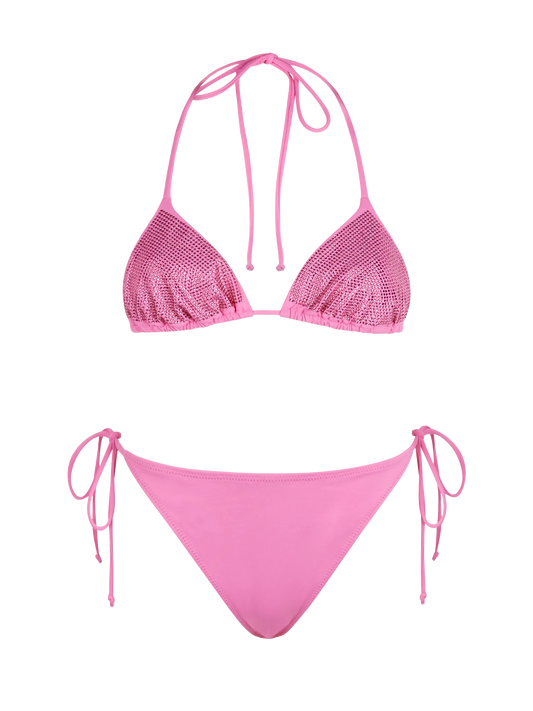 Woman triangle bikini Annabelle Virgo with rhinestones