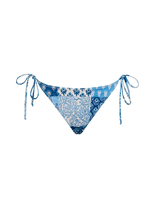Virgo classic swim briefs with floral patch print