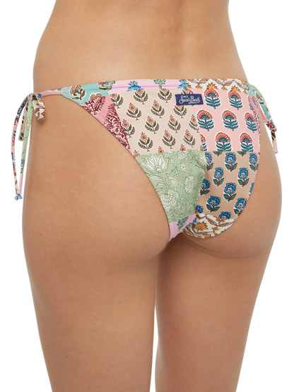Virgo classic swim briefs with floral patch print